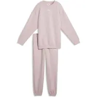 Puma Trainingsanzug "LOUNGEWEAR OVERSIZED SWEAT SUIT FL G" 2 mit elastischem Bund, mit gerippten Bündchen, mit Seitentaschen