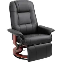 HOMCOM - Relaxsessel - L78 x B87 x H100 cm - schwarz