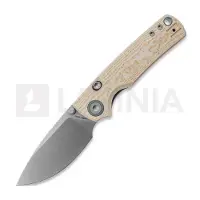 Vosteed Porcupine T - Stonewash - Bamboo Micarta Taschenmesser, Ivory Drift