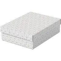 Esselte 628284, Aufbewahrungsbox, Weiß, Rechteckig, Karton, Muster, Indoor