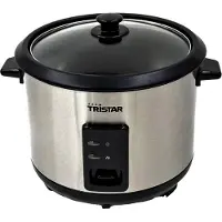 Tristar RK-6148, Schwarz, Silber, 1,8 l, Tasten, 0,8 m, Edelstahl, Glas
