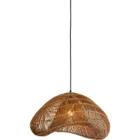 Light & Living - hängeleuchte - Janzur - braun - rattan - E27 - 2986783