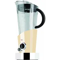 Bugatti Italy Vela, Tischplatten-Mixer, Eis-Crusher, 400 W, Edelstahl, Transparent