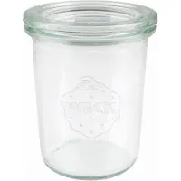 Weck Einmachglas, (Set, 12 tlg.), Mini-Sturzglas, ohne Ringe und Klammern