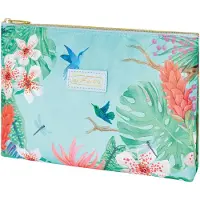 Herlitz 50043590, Weiches Federmäppchen, Grün, Muster, Reißverschluss, Kind, Uni