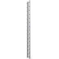 Zarges Dachleiter 15 Sprossen alu natur