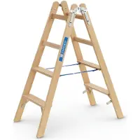 Zarges Crestastep B - Holz-Stufenleiter 2 x 4 Stufen