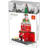 Wange The Spasskaya Tower Kremlin, Bausatz, 6 Jahr(e), ABS, 1048 Stück(e)