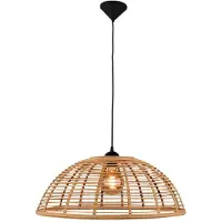 Brilliant Crosstown Pendelleuchte 1flg holz hell/schwarz