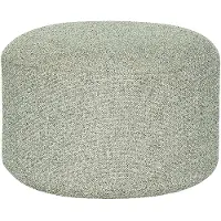 Hubsch Marshmellow Pouf Small Hellgrün - , Grün, für Wohnzimmer, Stoff / Textil