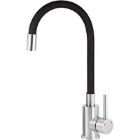 Deante LUNO Küchenarmatur mit flexiblen Hahn Nero Schwarz