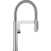 BLANCO Küchenarmatur mit Handbrause CULINA-S II MINI edelstahl gebürstet 527467
