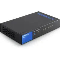 Linksys LGS108 8 Anschlüsse Ethernet-Switch - 8 x RJ-45 - 10/100/1000Base-T - Wall Mountable, Desktop