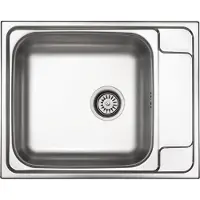 Deante Stahl Zeo_011b Spüle Mit 1 Becken Und Abtropffläche