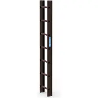 Zarges Dachleiter 7 Sprossen braun
