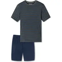Schiesser Shorty "Casual Essentials" 2 tlg. mit Streifen