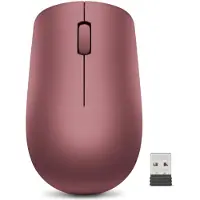 Lenovo 530, Beidhändig, Optisch, RF Wireless, 1200 DPI, Rot