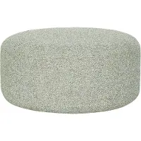 Hubsch - Marshmellow Pouf - Light green - ø70xh35cm