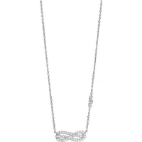 Emporio Armani Halskette - Emporio Armani Sterling Silver Station Necklace - Gr. unisize - in Silber - für Damen