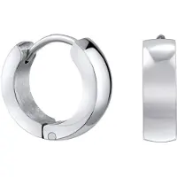 Silvego Timeless steel round earrings KMM95103