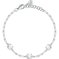 Morellato - Silver women's bracelet with cubic zirconia Tesori SAIW297
