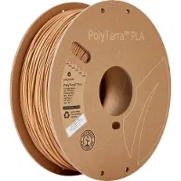 Polymaker PolyTerra Pla filament Wood Brown 1.75 mm 1KG