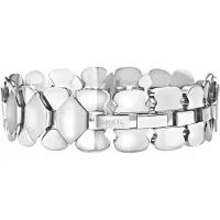 Breil Modernes Stahlarmband für Frauen Hexagonia TJ3633