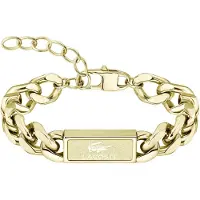 Lacoste - Solid gold-plated bracelet for men Backhand 2040440
