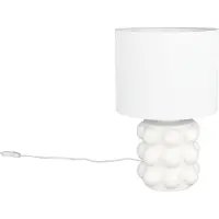 TRIO - Tischlampe KATE - Weiß - 30x30x47 cm