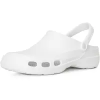 Ladeheid Damen und Herren federleichte Eva Clogs LA-885 (Weiß, 37 EU)