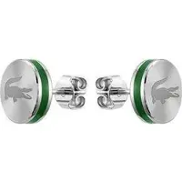 Lacoste - Stylish steel stud earrings Baseline 2040085