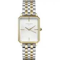 Rosefield Montre Octagon Weiss, Uhr ohne Stein