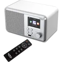 Xoro DAB 300 IR Internetradio mit DAB+, UKW, WLAN & Bluetooth Farbe: Weiß