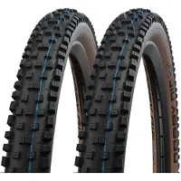 Schwalbe 2x Nobby Nic 62-559 SuperGround s/bronze Faltreifen SnakeSkin 26x2.40