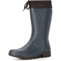 Ladeheid Damen und Herren PVC Gummistiefel LA-958 (Navy, 46 EU)