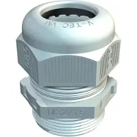 OBO Bettermann 2022868, Hellgrau, Polyamid, Gerade, M25, 1 cm, IP68