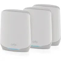 Netgear Orbi RBK763S, Weiß, Intern, Mesh-System, 525 m², Tri-Band (2,4 GHz / 5 GHz / 5 GHz), Wi-Fi 6 (802.11ax)