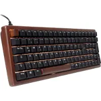 Sharkoon SGK50 S2, 96%, Kabelgebunden, USB, QWERTZ, RGB-LED, Holz