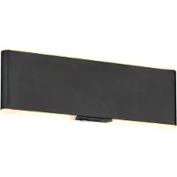 TRIO Lighting Wandlampe Conchita, dimmbar, schwarz, für Wohn- / Esszimmer, Metall, Modern, LED Wandleuchte, Wandlampe Innen