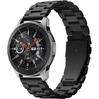 Spigen 600WB24983, Band, Smartwatch, Schwarz, Samsung, Galaxy Watch (46mm), Edelstahl