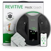 Revitive EMS-Gerät "Medic Coach Durchblutungs-Stimulator" Effektive Knieschmerztherapie und bessere Durchblutung