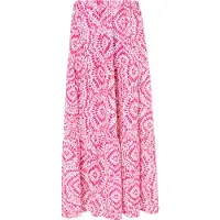 IZIA Maxirock mit Print Damen Rosa