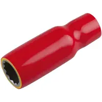 Ks Tools 3/8 Stecknuss mit Schutzisolierung, lang, 11 mm
