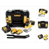 DeWalt DCS 334 P2 Akku Pendelhub Stichsäge 18V Brushless + 2x Akku 5,0Ah + Ladegerät + TSTAK
