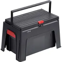 Metafranc Tritthocker 3 in 1 460 x 280 x 300mm 150 kg Tragfähigkeit Werkzeugkasten