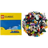 LEGO City Mega-Bauspaß 1000 bunte Bausteine, Sondersteine + 1 blaue Platte - NEU! Teile 1000x