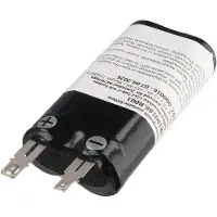 AccuCell Notleuchtenakku NiMH 4,8V 3000mAh L2x2 Sub-C mit Faston-Anschluss passend für Zumtobel 04797089