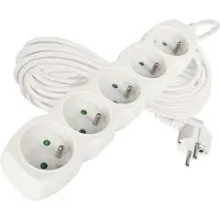Emos 1902051000, 250 V, 10 A, 220-240 V, Weiß