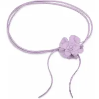 Collezione alessandro Taillengürtel "Blüte" Lederband mit echt Leder Blüte