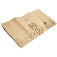 VHBW 10x Staubbeutel kompatibel mit CMI C-NTS 1250-30XW Staubsauger - 33,3cm x 27,5cm Beige